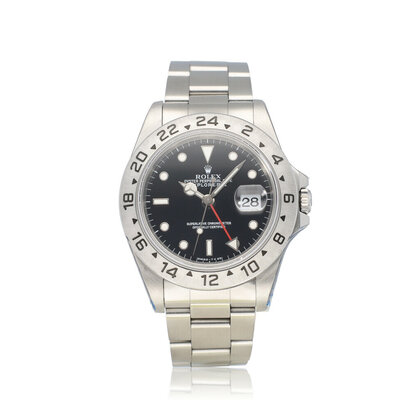 Explorer II 40 steel black 1996 B+P | NEW ROLEX SERVICE