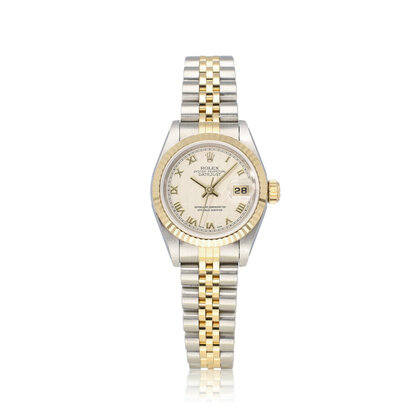 Lady-Datejust 26 steel - yellow gold pyramid Jubilee 1996 + papers