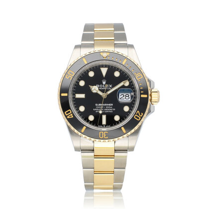 Submariner Date 41 steel - yellow gold black 2021 box + papers