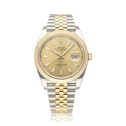 Datejust 41 steel - gold champagne Jubilee 2024 box + papers