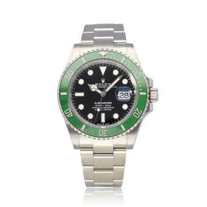 Submariner Date 41 steel Green - Kermit - Cermit - Starbucks 2024 box + papers