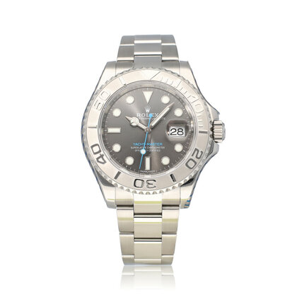 Yacht-master 40 steel grey - platinum 2017 B+P | NEW ROLEX SERVICE