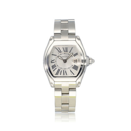 Roadster 31 date steel silver roman
