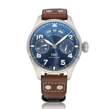 Big Pilot's Watch Annual Calendar Edition le Petit Prince 46 steel blue 2023 box + papers