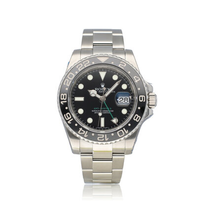 GMT-Master II 40 steel black ceramic Oyster 2009 box + papers