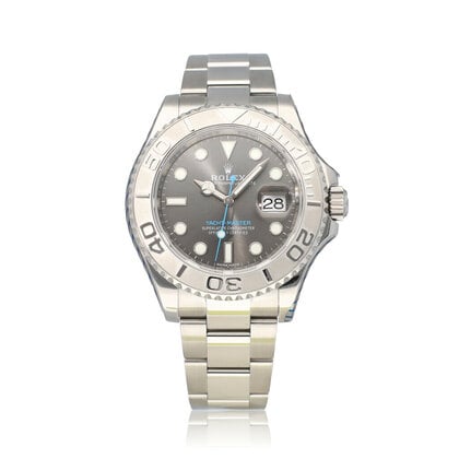 Yacht-master 40 steel grey - platinum 2017 B+P | NEW ROLEX SERVICE