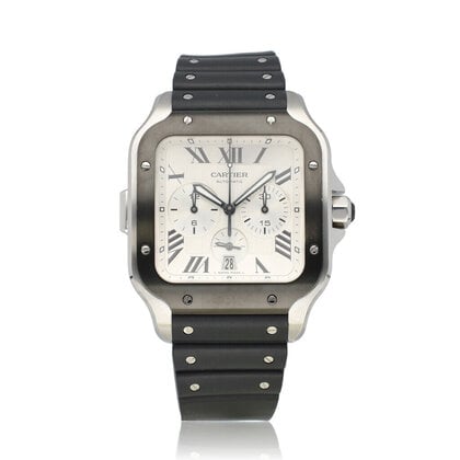 Santos de Cartier Chronograph 2023 B+P | NEW CARTIER SERVICE