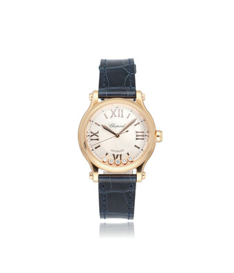 Chopard Happy Sport  33 rose gold 5 diamonds NEW - UNWORN 2025 box + papers