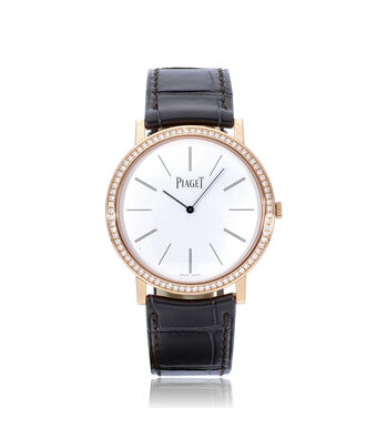 Piaget Altiplano Ultra thin 38 rose gold diamond factory bezel NEW / UNWORN 2025 box + papers