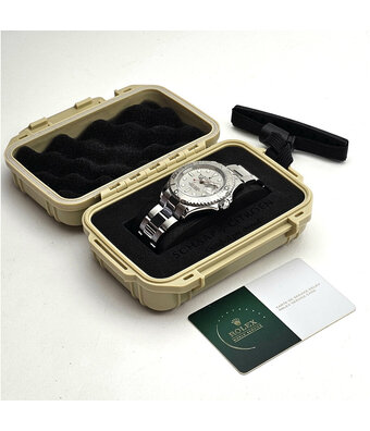 Rolex Yacht-master 40 steel - platinum - red - F-serial - 2005 | NEW ROLEX SERVICE