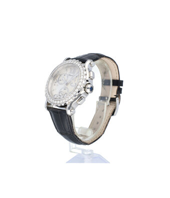 Chopard Happy Sport Chronograph 42 steel factory diamonds MOP NEW / UNWORN 2024 box + papers