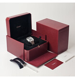 Cartier Cartier Santos MM  Medium steel blue factory diamond 2023 box + papers