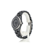 CHANEL J12 Intense Black 33 ceramic black 2015 box + papers