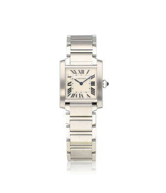 Cartier Tank Française Medium steel MM - medium silver roman | ref. 3751 |