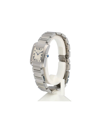 Cartier Tank Française Medium steel MM - medium silver roman | ref. 3751 |