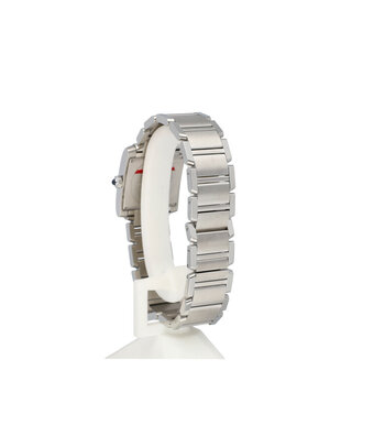 Cartier Tank Française Medium steel MM - medium silver roman | ref. 3751 |