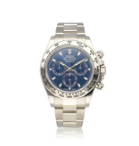Rolex Daytona  40 chrono white gold blue 2019 box + papers
