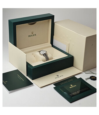 Rolex Lady-Datejust 28 steel - white gold roman Jubilee 2023 box + papers