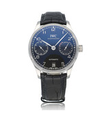 IWC Portugieser Automatic 42 Portuguese steel black 2022 box + papers