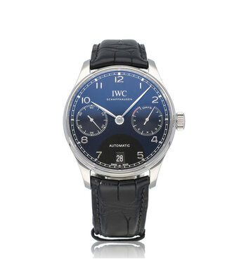 IWC Portugieser Automatic 42 Portuguese steel black 2022 box + papers