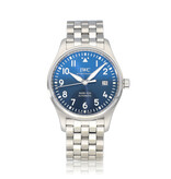 IWC Pilot's Watch Mark XVIII 40 steel blue 2021 box + papers