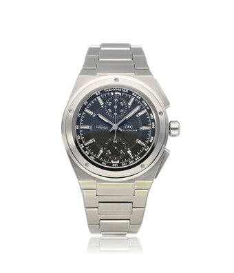 IWC Ingenieur Chronograph 42 steel black box + papers
