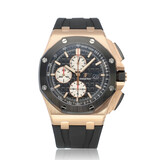 Audemars Piguet Royal Oak Offshore Chronograph 44 rose gold 2014 box + papers | NEW AP SERVICE € 2.500,-