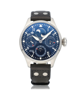 IWC Big Pilot's Watch Perpetual Calendar 46 steel blue 2022 box + papers