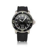 Blancpain Fifty Fathoms Grande Date 45 titanium 2022 + papers | NEW BLANCPAIN SERVICE