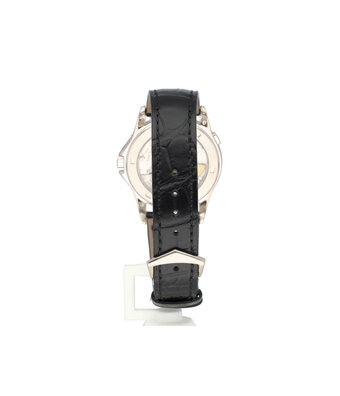 Patek Philippe Complications World Time 40 white gold 2006 + papers | NEW PATEK STRAP