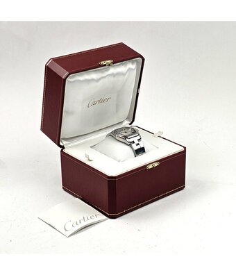 Cartier Roadster  37 steel silver | ref. 2510 | + box