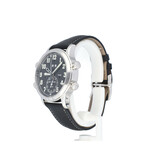 Patek Philippe Grand Complications Alarm Travel Time  platinum black leather