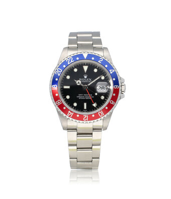 Rolex GMT-Master 40 40 steel Pepsi Oyster - SWISS ONLY - 1997 + box