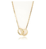 Cartier Love  420 necklace - yellow gold 18 diamonds 2023 box + papers
