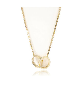 Cartier Love  420 necklace - yellow gold 18 diamonds 2023 box + papers