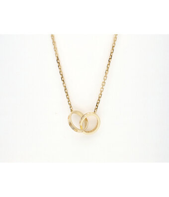 Cartier Love  420 necklace - yellow gold 18 diamonds 2023 box + papers
