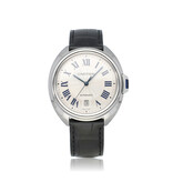 Cartier Clé de Cartier Clé de Cartier 40 steel - silver | ref. 3850 | 2023 B+P | NEW CARTIER STR