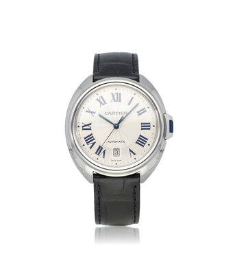 Cartier Clé de Cartier Clé de Cartier 40 steel - silver | ref. 3850 | 2023 B+P | NEW CARTIER STR