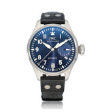 IWC Big Pilot's Watch Le Petit Prince 46 steel blue 2017 box + papers