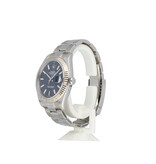 Rolex Datejust 41 steel - white gold blue 2024 + papers