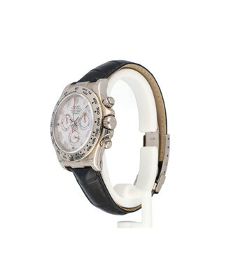 Rolex Daytona  40 white gold meteorite red roman 2013 box + papers