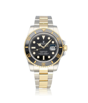 Rolex Submariner Date 40 steel - yellow gold black ceramic 2016 box + papers