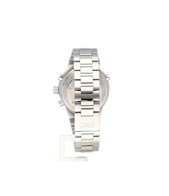 IWC GST Chronograph 43 silver steel 2002 box + papers
