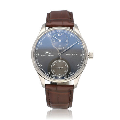 Portugieser Regulateur 44 Portuguese white gold grey | NEW IWC STRAP