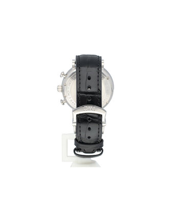 IWC Portofino Chronograph 42 steel blue 2021 B+P | NEW IWC STRAP