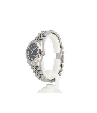 Rolex Datejust 31 steel - white gold black roman concealed Jubilee 2016 + papers