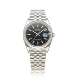 Rolex Datejust 36 steel - white gold black Jubilee 2019 B+P | NEW ROLEX SERVICE