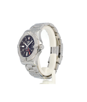 Breitling Avenger GMT 43 steel black dial 2019 B+P | NEW BREITLING SERVICE