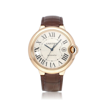Ballon Bleu de Cartier 42 rose gold auto | ref. 2999 | + box | NEW CARTIER STRAP
