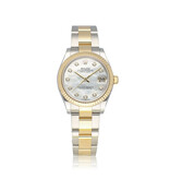Rolex Datejust 31 steel - gold MOP diamond Oyster 2024 box + papers